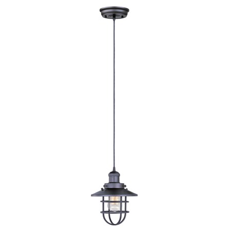 Maxim Lighting Mini Hi-Bay 1-Light 8" Wide Bronze Pendant Light 25030BZ/BUI